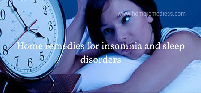 Home remedies for insomnia